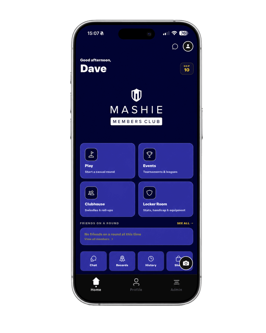 Mashie Golf app